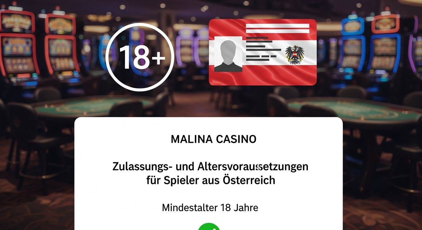 Teilnahmeberechtigung und Altersvoraussetzungen casino sign up issues